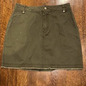 green skirt